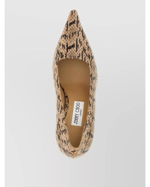 Jimmy Choo Multicolor Ixia Pumps Pointed Toe Snake Print