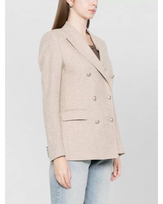 Tagliatore Natural Jacket Structured Shoulders Notched Lapels