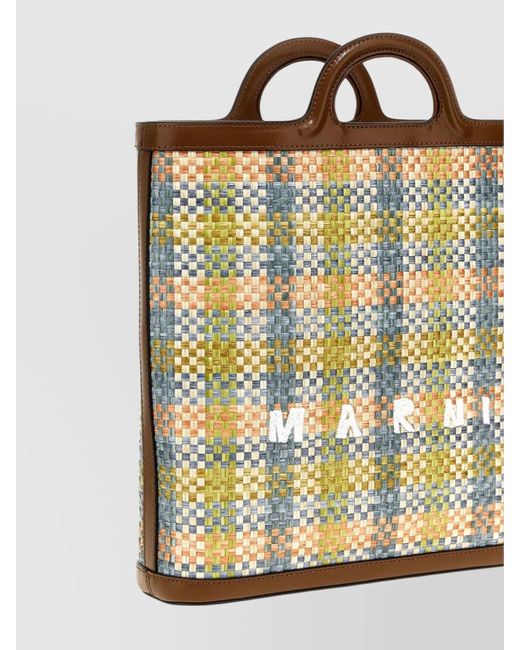 Marni Metallic Tropicalia Tote Bag