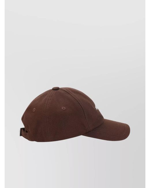 Jacquemus Brown Logo Cap for men