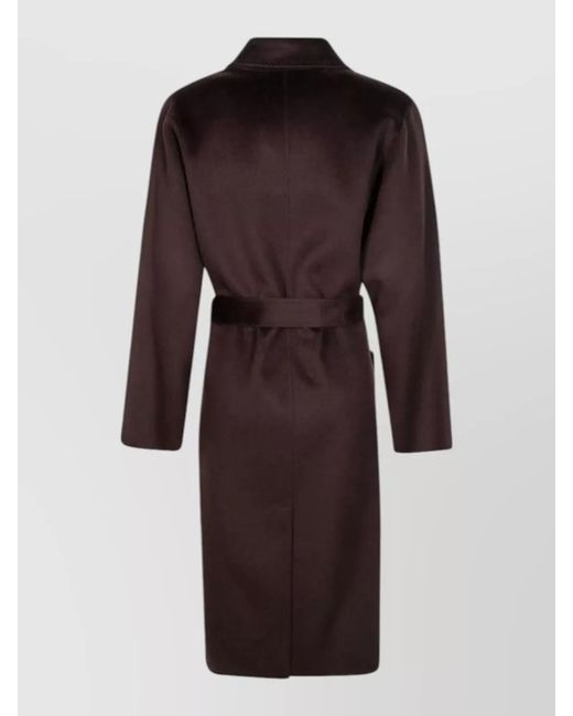 Elisabetta Franchi Multicolor Wool Belted Coat