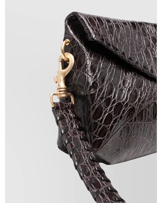 Dries Van Noten Multicolor Leather Shoulder Bag