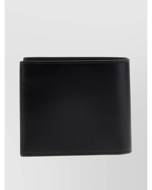 Saint Laurent Black Calf Leather Wallet for men