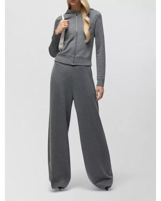 Gucci Gray Lounge Hooded Top Long Sleeve Relaxed