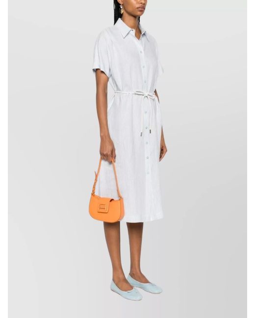 Hogan Orange H-Bag Leather Shoulder Bag
