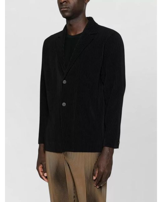 Homme Plissé Issey Miyake Black Suit Jacket for men