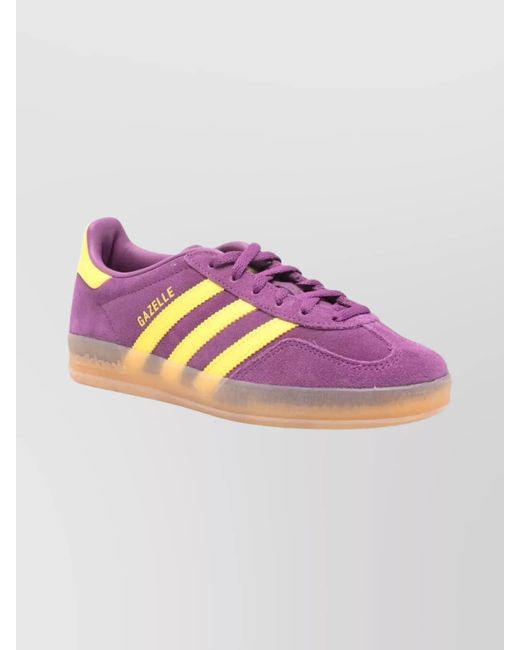 Adidas Pink Leather Low-Top Sneakers