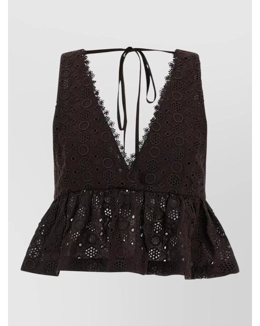 Pinko Black Kiersten Top