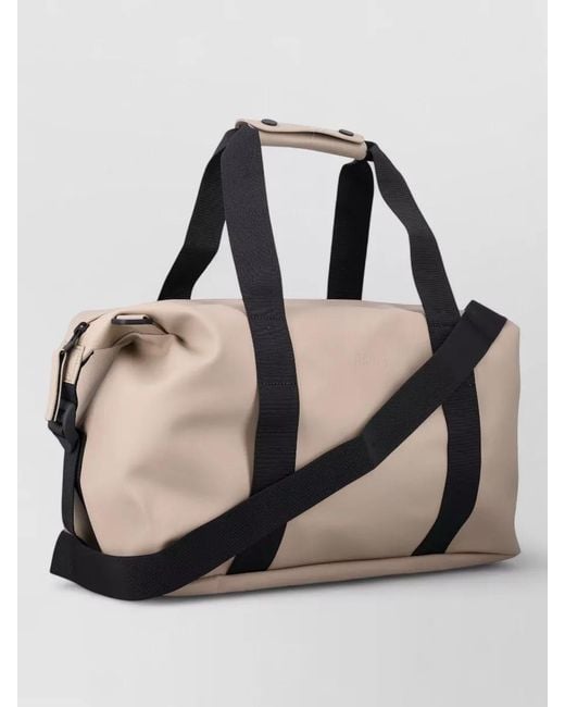 Rains Black Hilo Weekend Tote Bag Small
