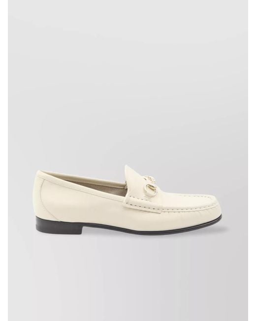 Gucci White Loafers