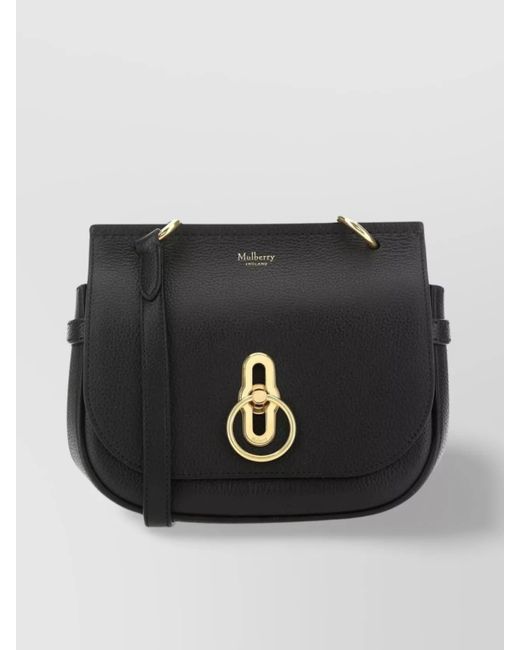 Mulberry Black Small Amberley Crossbody Bag