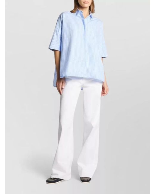 Fay Blue Striped Cotton Shirt
