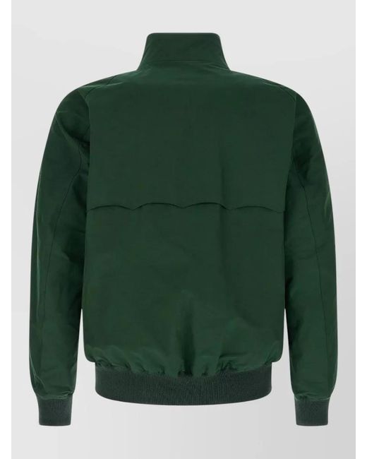 Baracuta Green Harrington G9 Jacket High Collar Ribbed for men