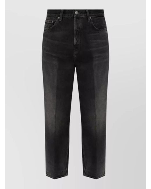 Haikure Black Vintage Straight-Leg Jeans