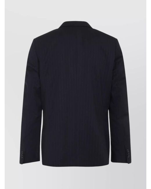 Paul Smith Blue Wool Tailored Fit Single Breasted Suit for men