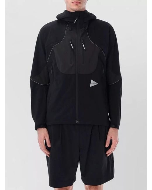 And Wander Blue Technical Jacket for men