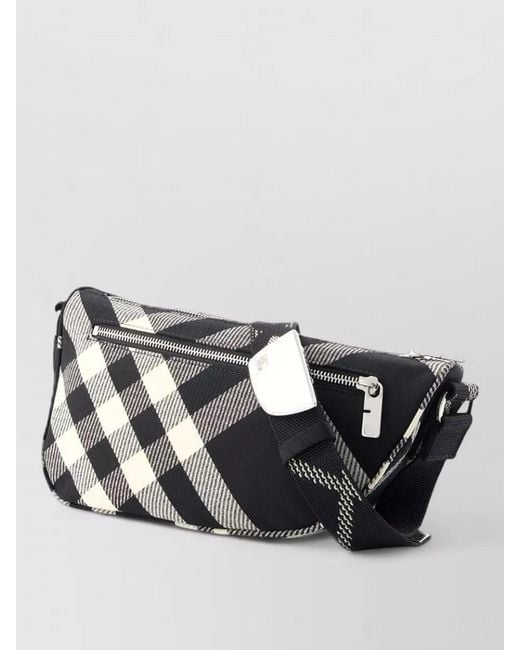 Burberry Gray Shield Messenger S Crossbody Bag Polyester