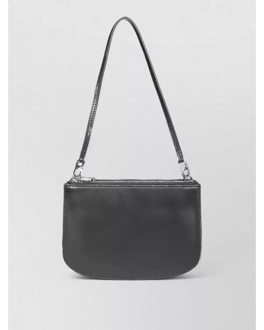 DIESEL White Shoulder Bag Adjustable And Detachable Strap