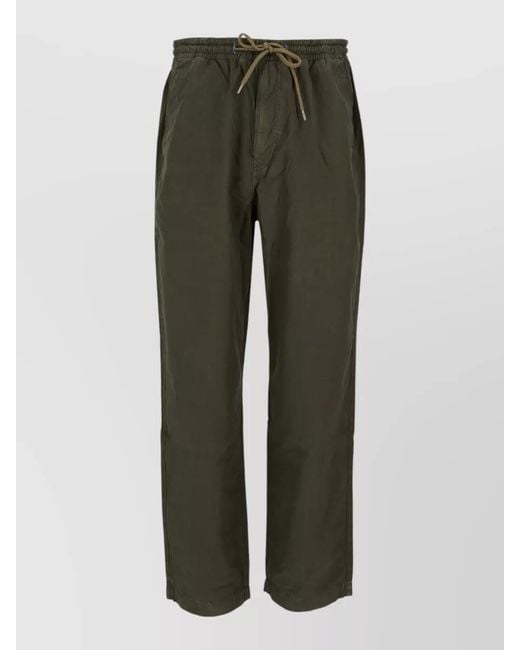 Paul Smith Green Drawstring Pants Side And Back Pockets for men