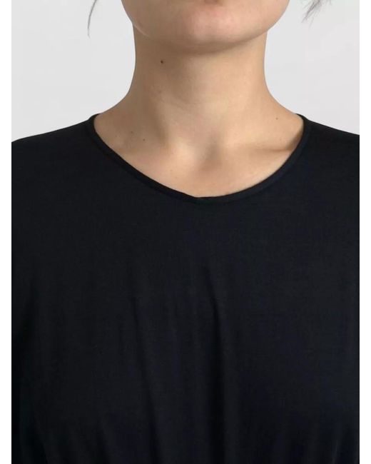 Dolce & Gabbana Black Wool Wrap Sheath Midi Jersey Dress