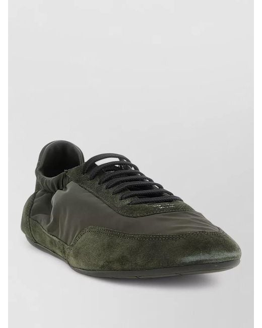 Prada Green Collapse Recycled Nylon Sneaker Rubber Sole for men