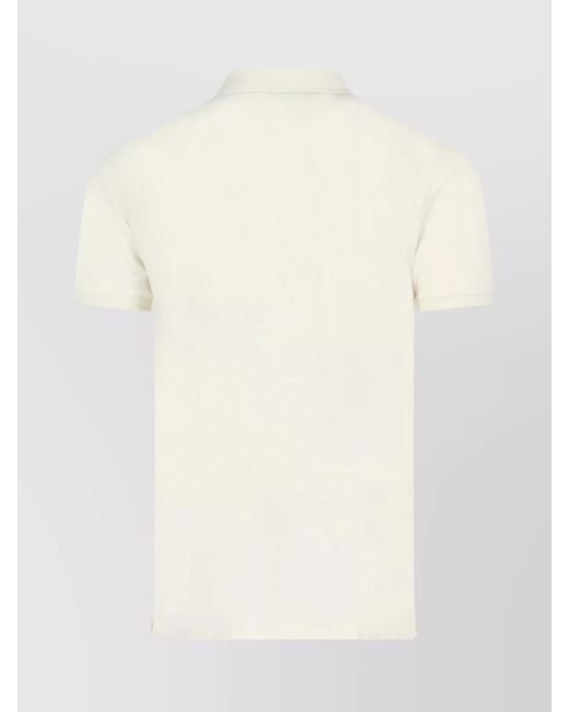 Polo Ralph Lauren Natural Collared T-Shirt With Short Sleeves for men