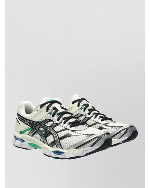 Asics Metallic Mesh Silk Nylon Low Top Sneakers