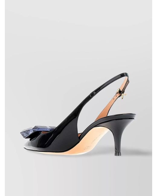 Gianvito Rossi Metallic Jaipur Leather Pumps Jewel Embellishment