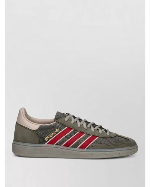 Adidas Gray Low Top Lace-Up Sneakers for men