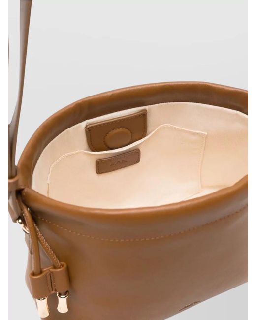 A.P.C. Brown Ninon Small Cross-Body Bag