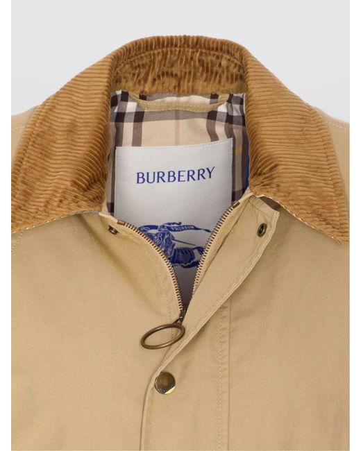 Burberry Natural Organic Cotton Cropped Jacket