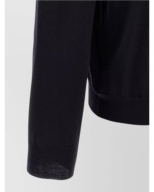 Zanone Blue Turtleneck Sweater Long Sleeves for men