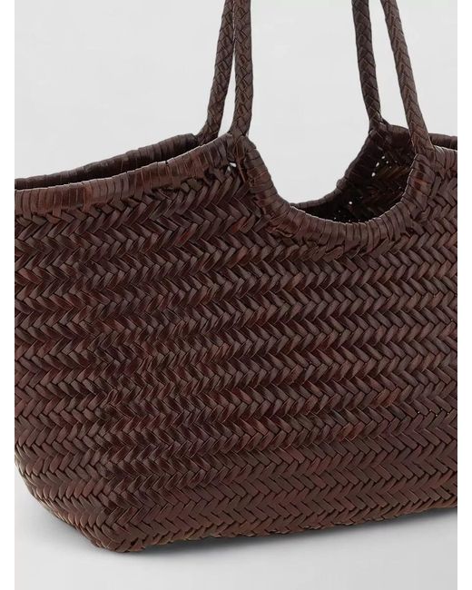 Dragon Diffusion Brown Nantucket Big Leather Beach Bag