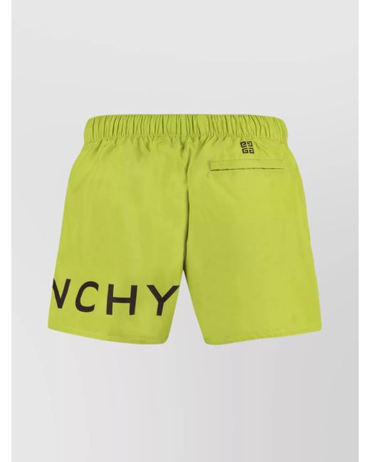 Givenchy Yellow Swim Shorts for men
