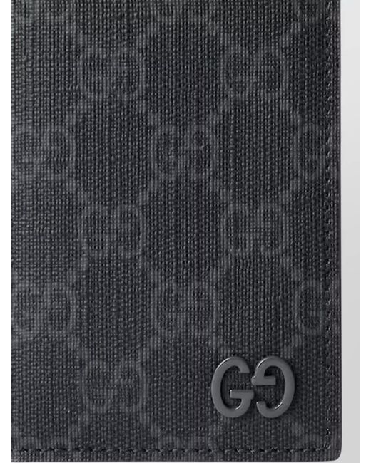 Gucci Gray Bifold Square Wallet Slim Card Holder for men