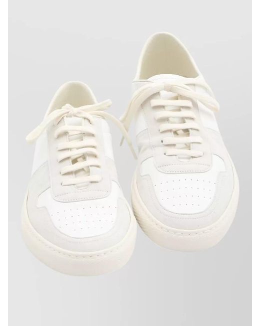 Common Projects White Leather Low-Top Sneakers for men