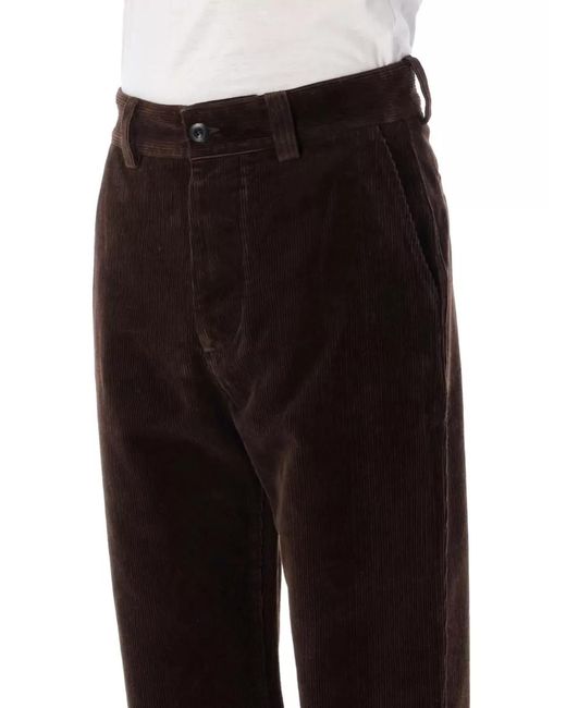 Margaret Howell Black Cotton Chino Trousers for men