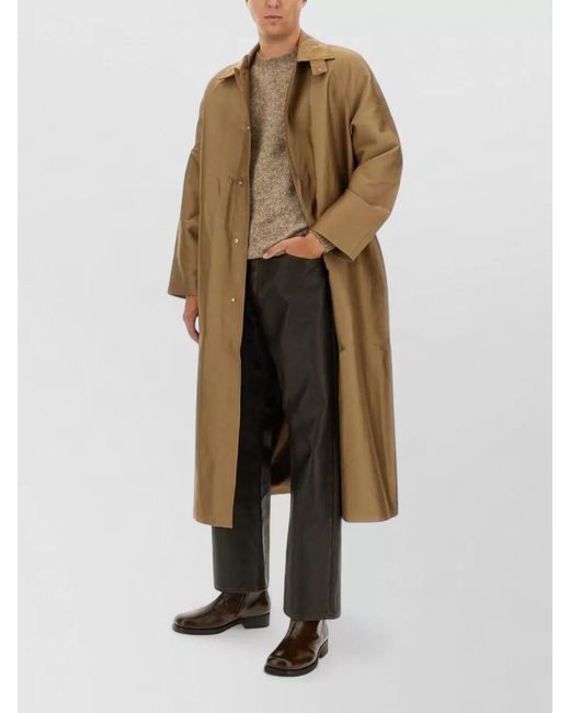 sunflower Natural Long Jacket Collar Detail Side Pockets for men