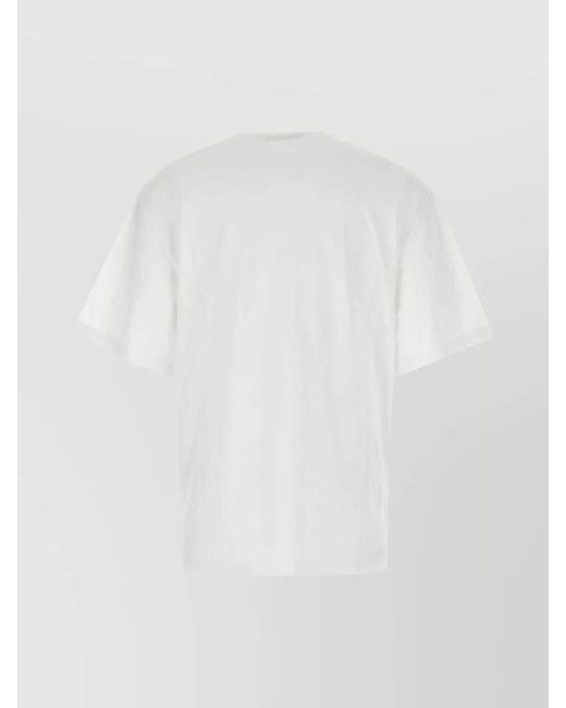Ambush White Cotton T-Shirt for men