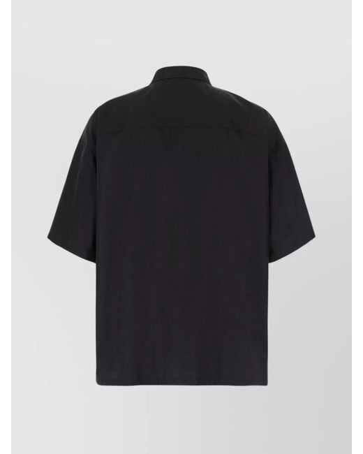 Ambush Black Poplin Oversize Shirt for men