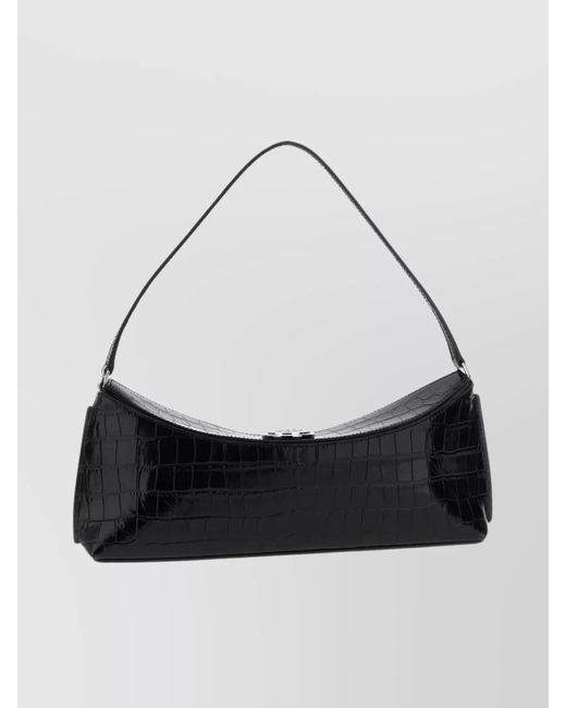 Jacquemus White La Pochette Calfskin Leather Shoulder Bag