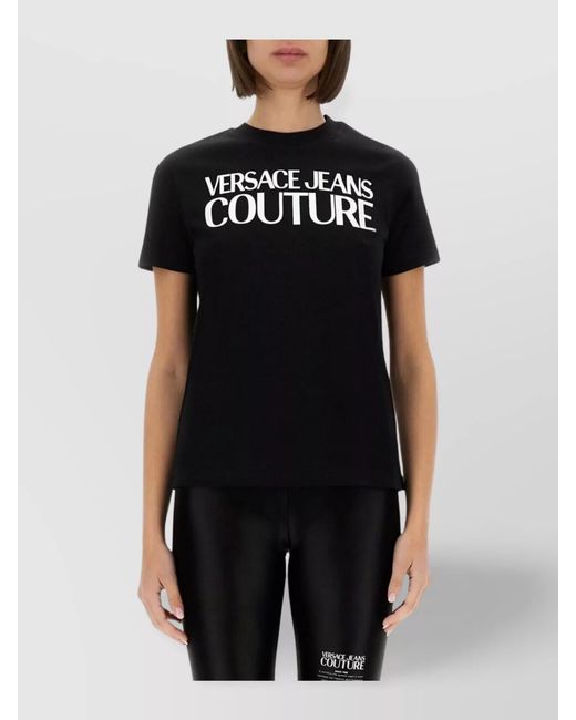 Versace Jeans Couture Black Slim-Fit T-Shirt