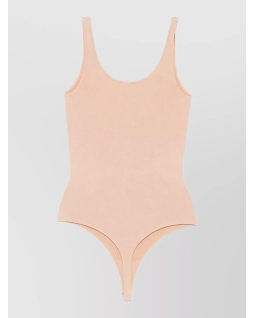 Wolford Multicolor Square Neck Sleeveless Bodysuit