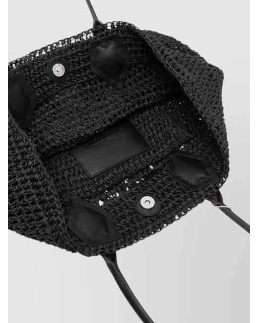 Vivienne Westwood Black Beach Shopper Bag Dual Handles
