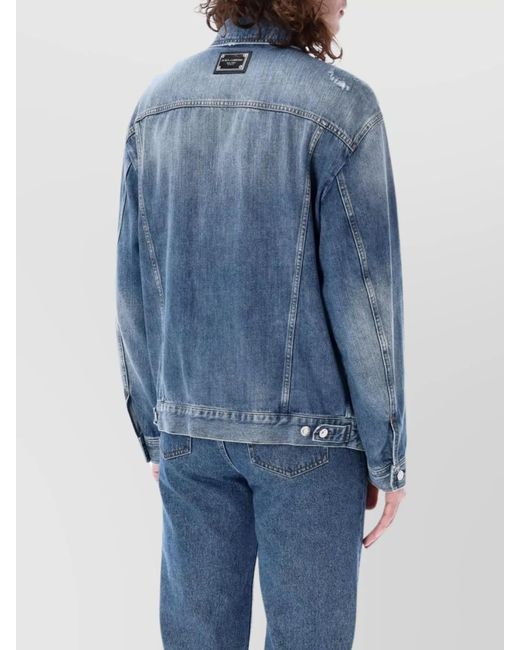 Dolce & Gabbana Blue Denim Jacket for men