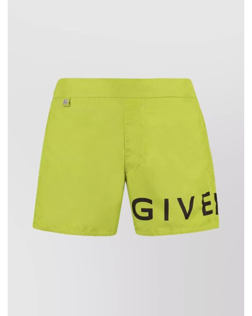 Givenchy Yellow Swim Shorts for men