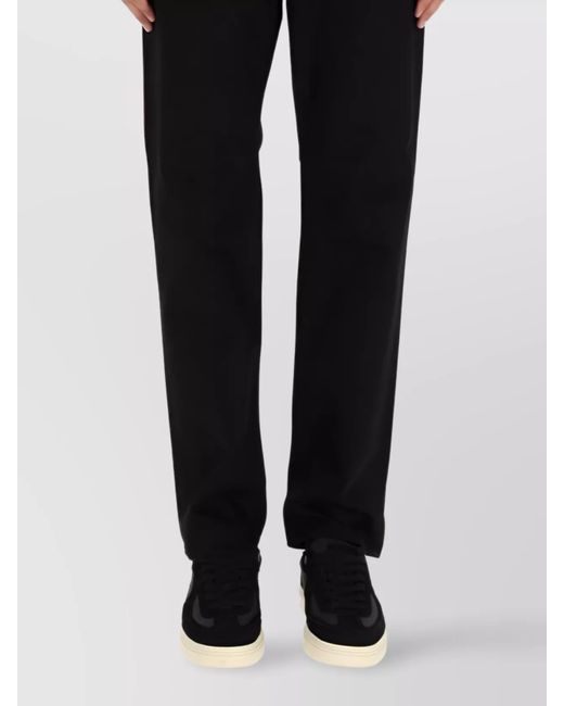 Stone Island Black Denim Regular-Fit Trousers for men