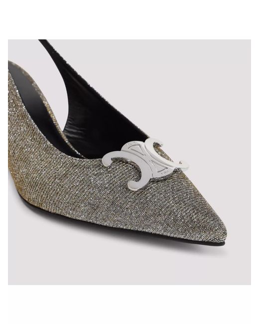 Céline Multicolor Triumph Slingback 50 Pumps