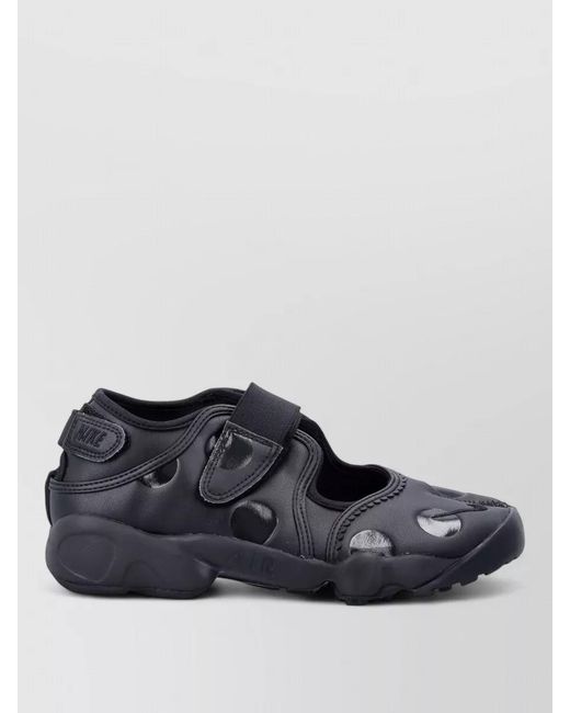 Nike Blue Split Toe Sandals Polka Dot Cut Out