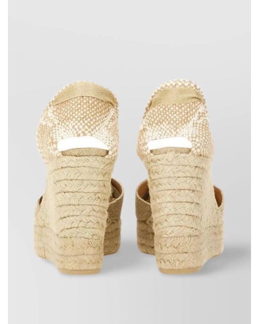 Castaner Natural Linen Espadrilles